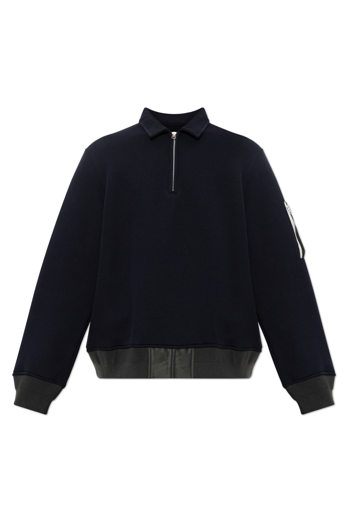 Navy blue Polo shirt with a sleeve pocket sacai - Vitkac AS